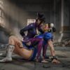 Juri Han BEATING on Chun Li - NSFW (No Sound)