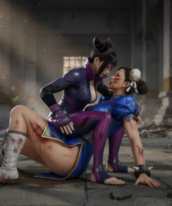 Juri Han BEATING on Chun Li - NSFW (No Sound)