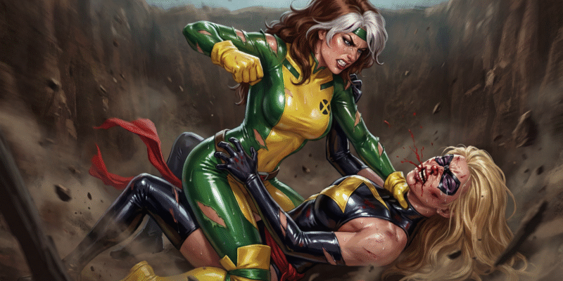 Rogue vs Ms. Marvel #1 - AI Animation