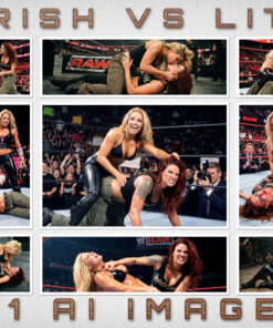 Alternative view of Trish vs Lita - AI Image Set #1 (No Animations)