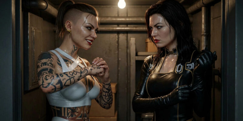 Miranda Lawson vs Jack - A Mass Effect Fistfight