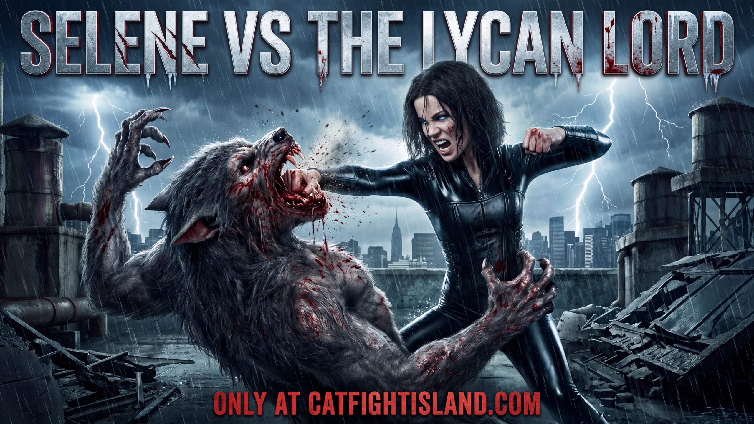 Selene vs The Lycan Lord - AI Fighting Movie - Image 2