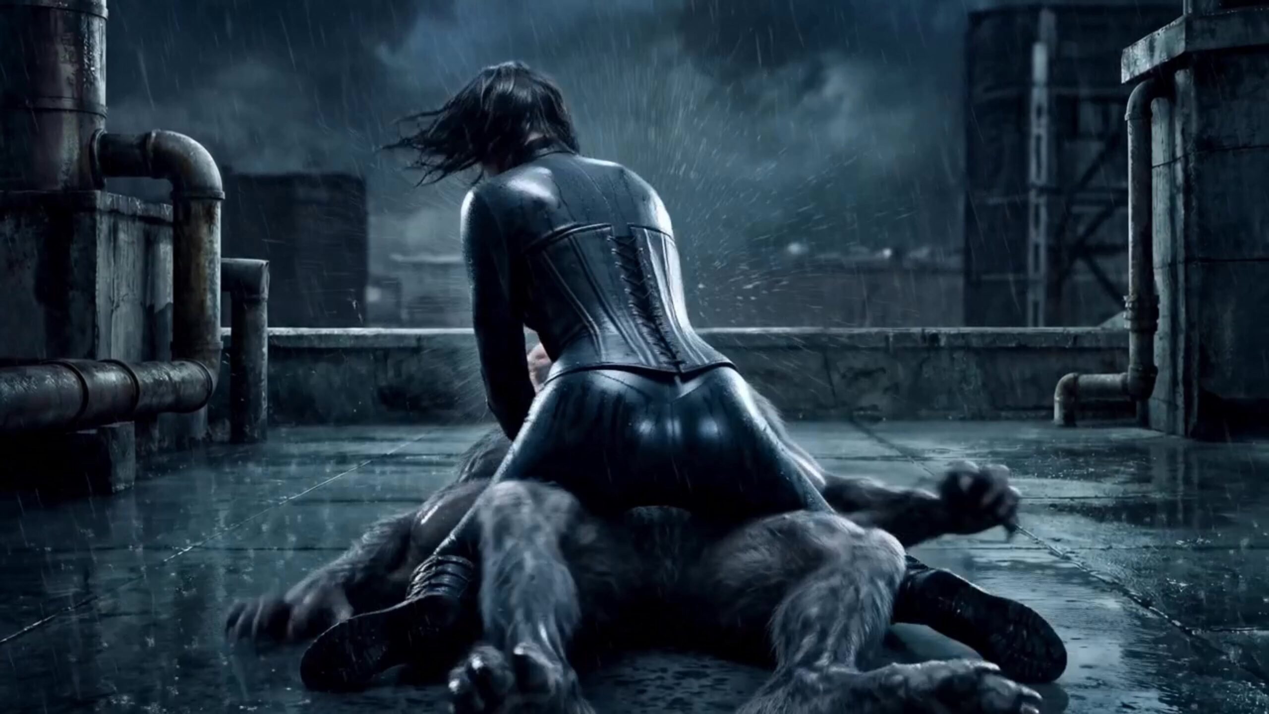 Selene vs The Lycan Lord - AI Fighting Movie - Image 17