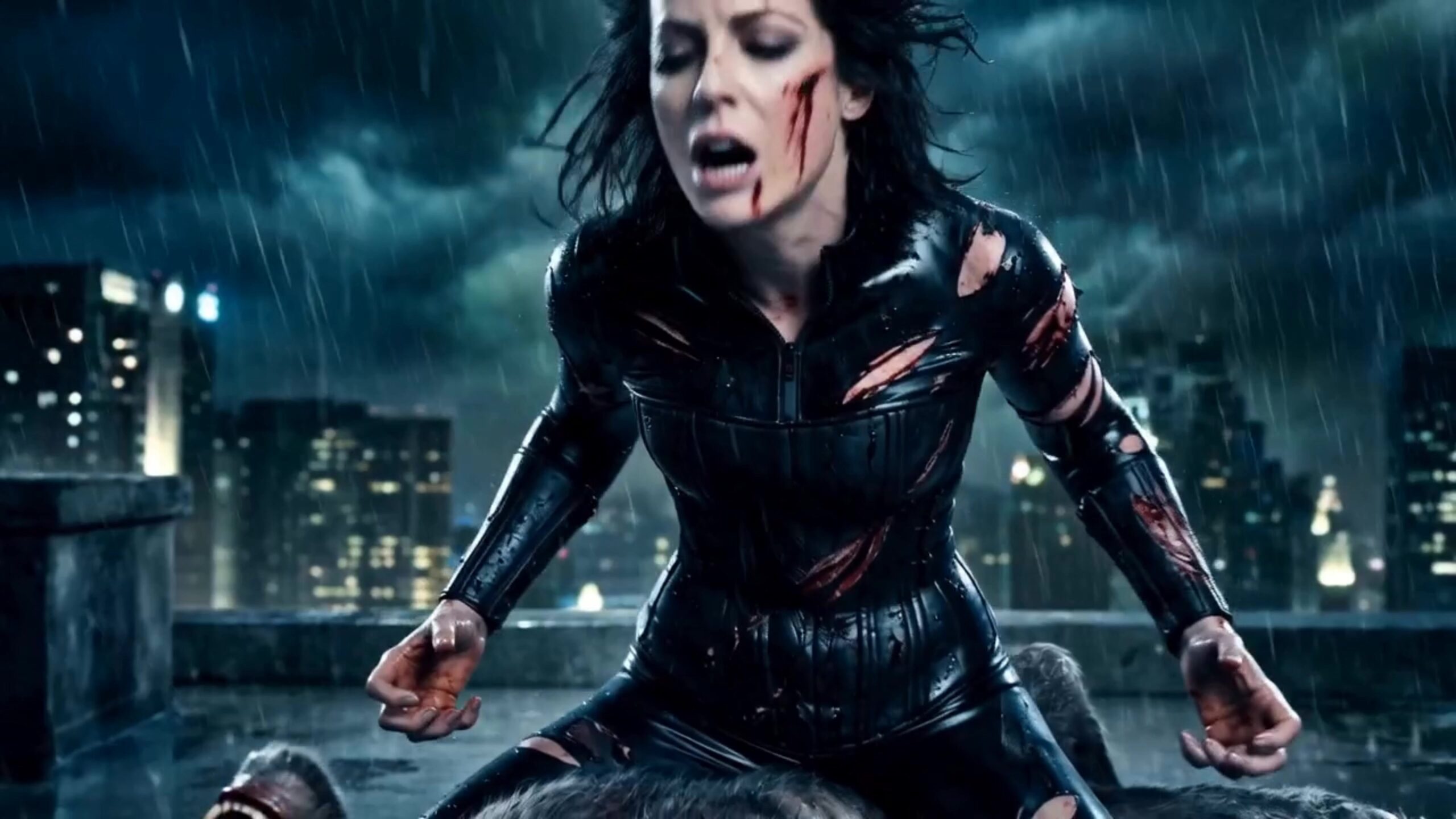 Selene vs The Lycan Lord - AI Fighting Movie - Image 6