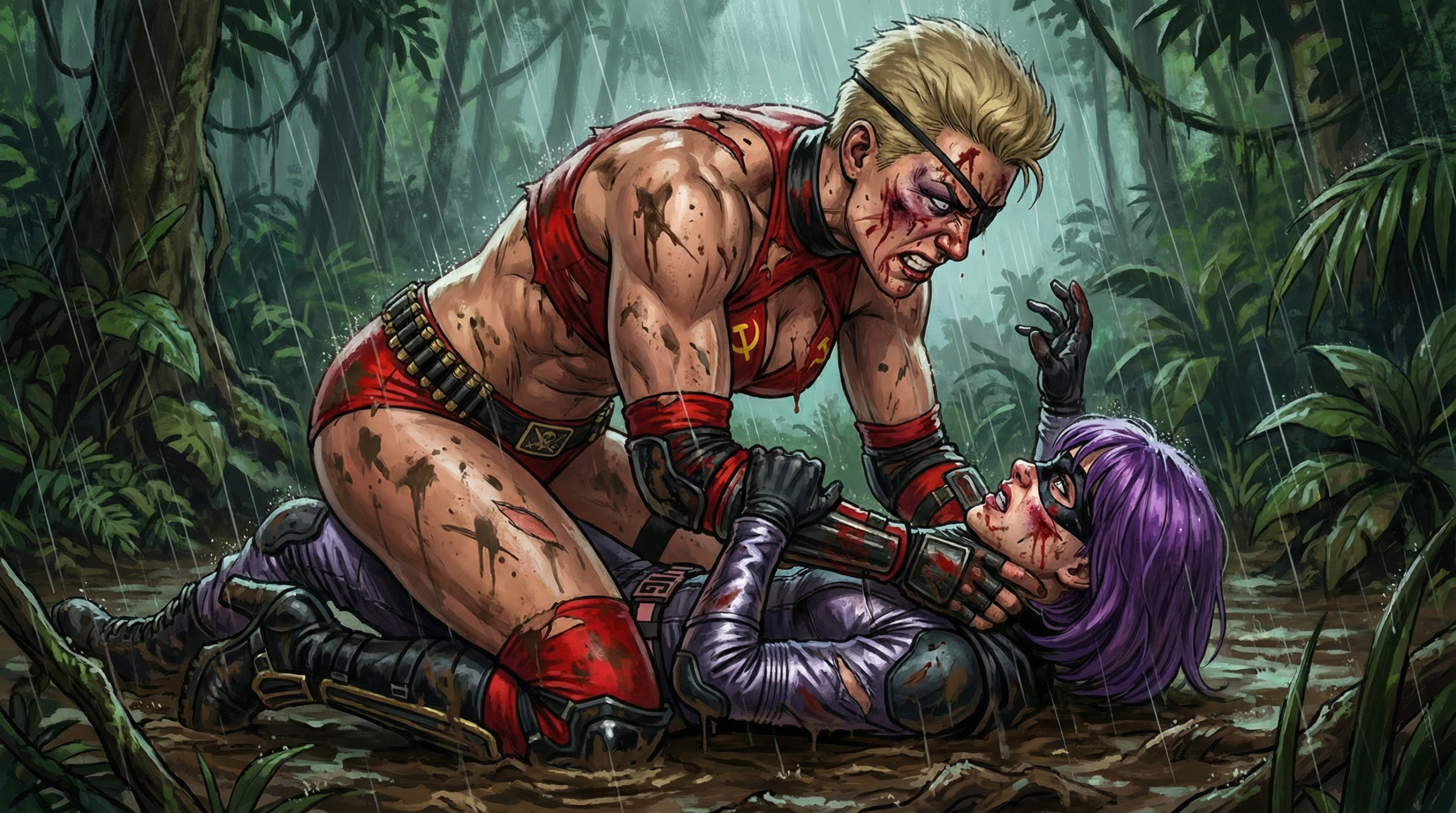 Hit-Girl vs Mother Russia Image/Animation Collection #1 - Image 6