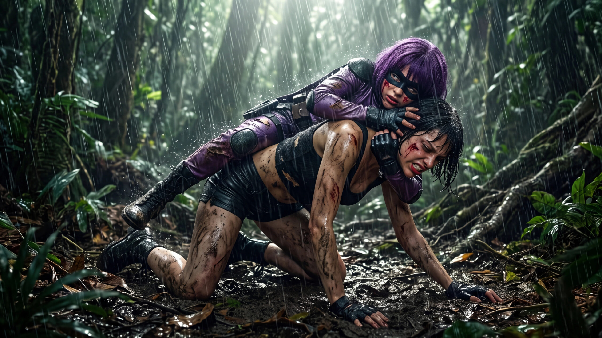 Hit-Girl vs Mathilda - AI Image and Animation Set - Image 31