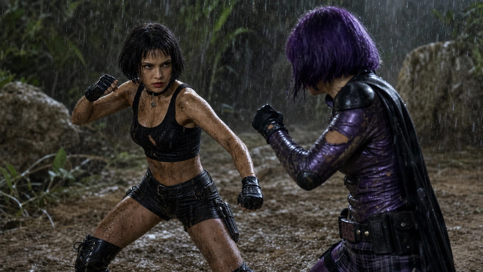 Hit-Girl vs Mathilda - AI Image and Animation Set - Image 32
