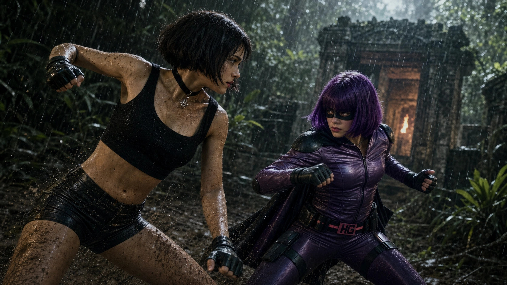 Hit-Girl vs Mathilda - AI Image and Animation Set - Image 34