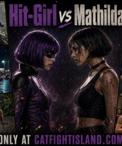 Hit-Girl vs Mathilda - AI Image and Animation Set