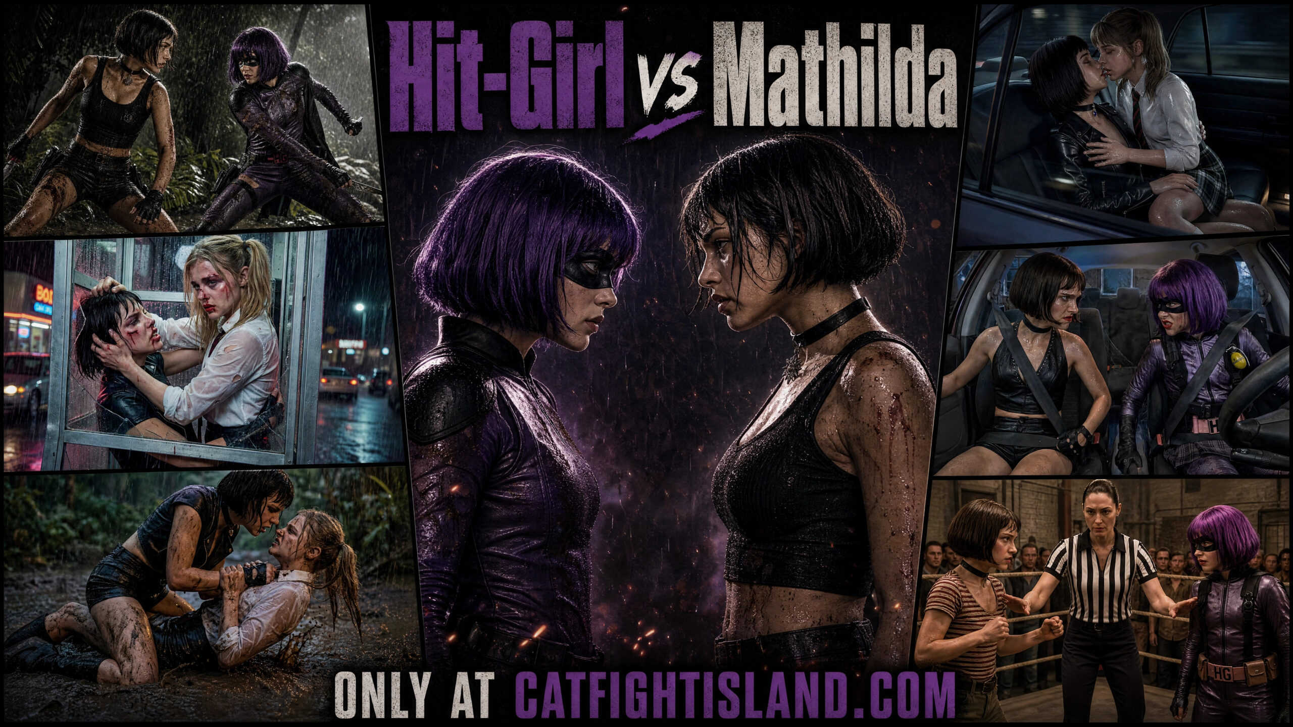 Hit-Girl vs Mathilda - AI Image and Animation Set - Image 2