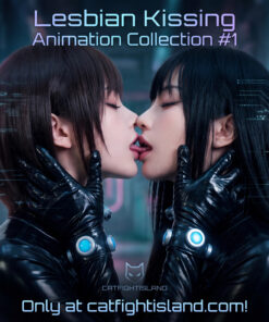 Lesbian Kissing Animation Collection #1 (NSFW)