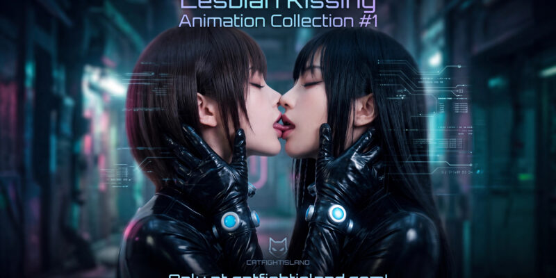 Lesbian Kissing Animation Collection #1 (NSFW)