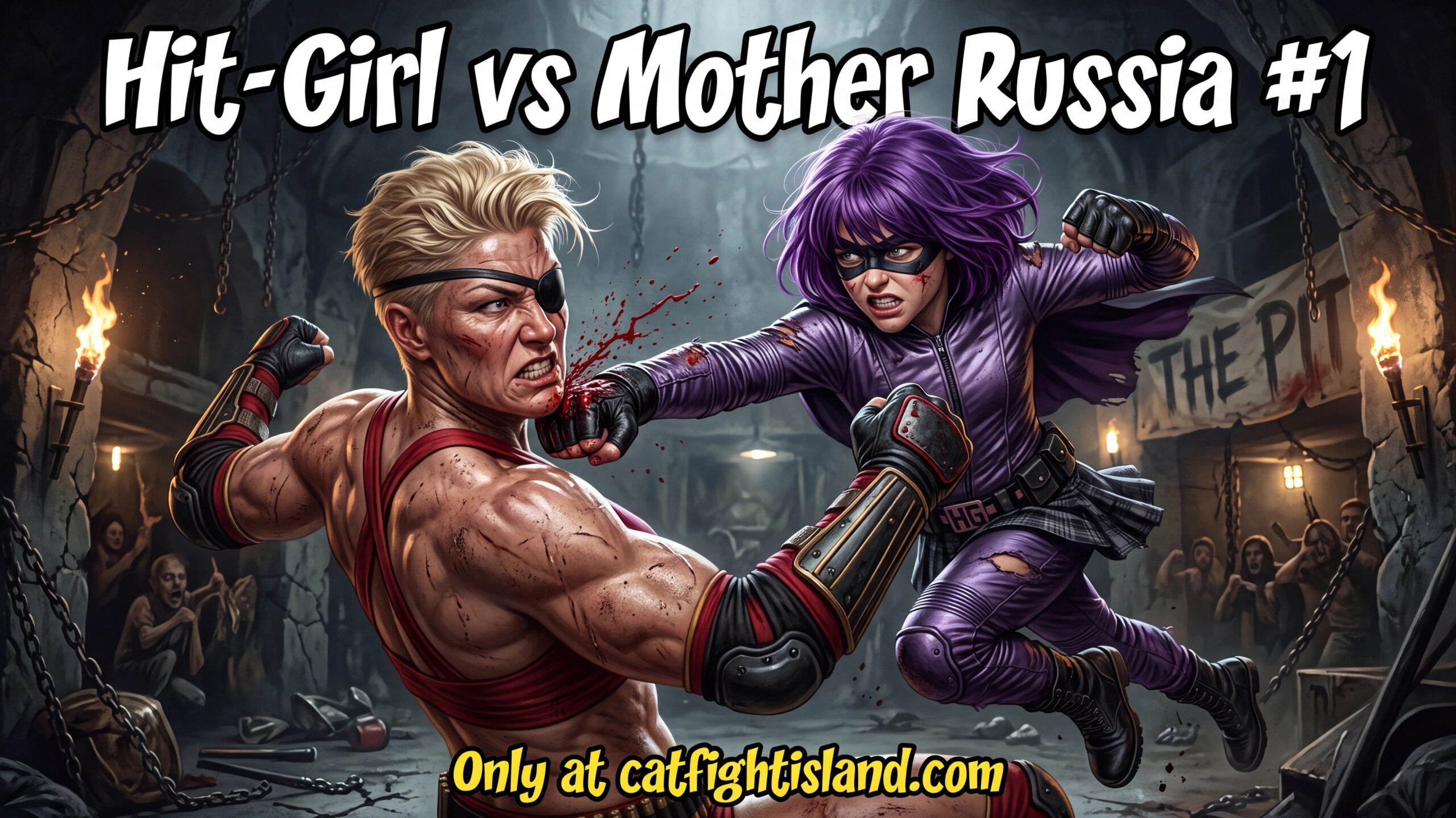 Hit-Girl vs Mother Russia Image/Animation Collection #1 - Image 2