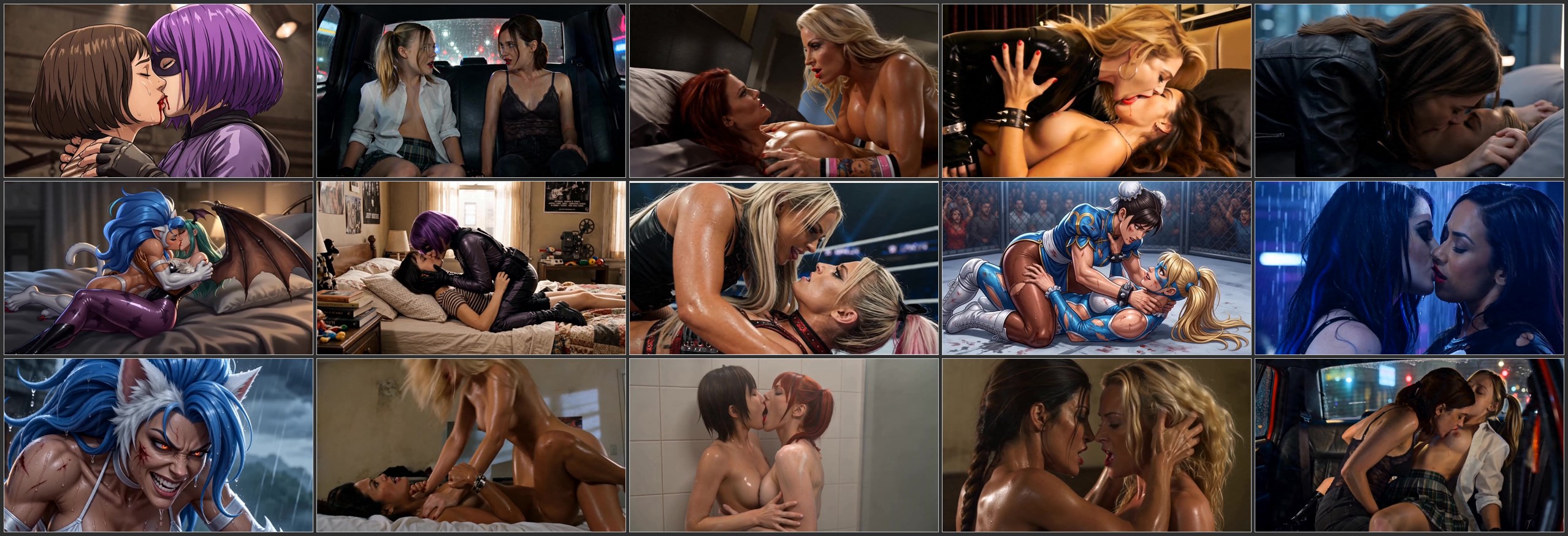Lesbian Kissing Animation Collection #1 (NSFW) - Image 3