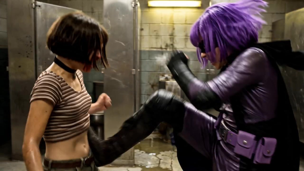 Hit-Girl vs Mathilda - AI Image and Animation Set - Image 24